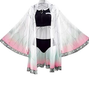 Demon slayer shinobu kocho butterfly cloak cover up